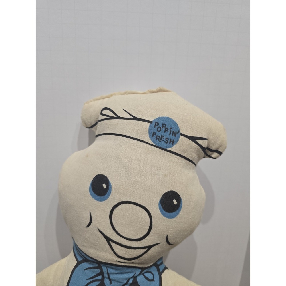 Pillsbury Poppin' Fresh Dough Boy Plush Toy 14" Doll - Picture 3 of 6